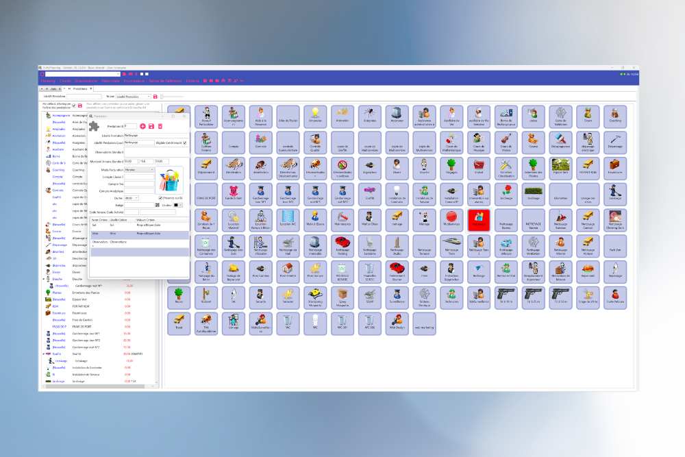 Zoom sur la fiche Prestation