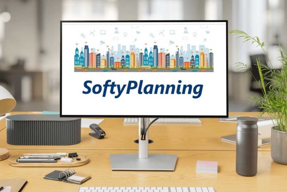 Interface SoftyPlanning sur ordinateur