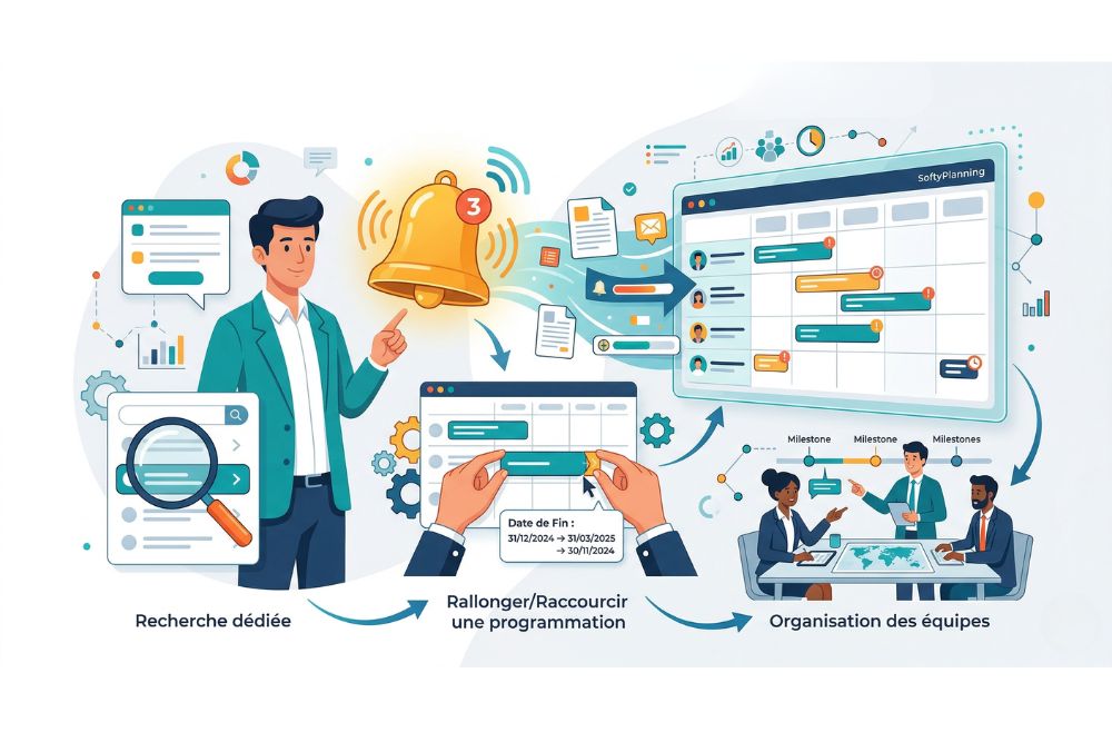 Notification des intervenants lors des changements de planning